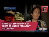 Conmovedores testimonios de padres de familia del Colegio Enrique Rébsamen