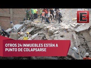 27 derrumbes en la delegación Cuauhtémoc por sismo, informa Ricardo Monreal