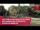 Jojutla, Morelos, amanece derruido por el temblor de 7.1 grados