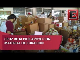 Cruz Roja solicita collarines para afectados por el sismo
