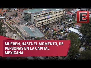 Sobrevuelo por la CDMX para detectar las afectaciones por el sismo de 7.1