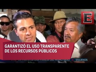 EPN anuncia inicio de etapa de reconstrucción en Tlaxcala