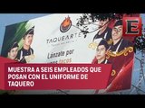 Taquería capitalina levanta polémica por usar a Niños Héroes en su publicidad