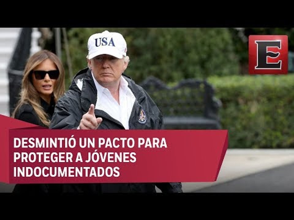 Desmiente Trump acuerdo sobre DACA