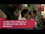 Misa en Nueva York por damnificados de sismos en México