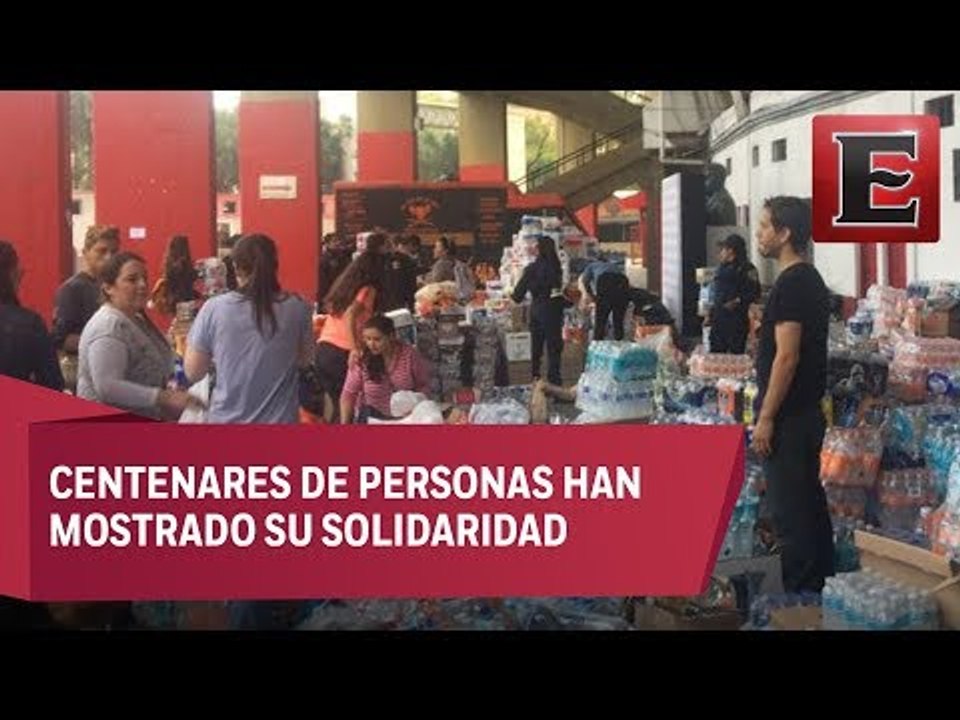 Plaza de Toros México recoge víveres para afectados por sismos