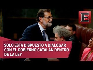 Rajoy condiciona diálogo con Cataluña