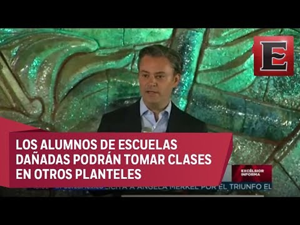 Conferencia de prensa de la SEP sobre revisión de escuelas y regreso a clases