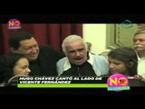 Hugo Chávez cantó junto a Vicente Fernández