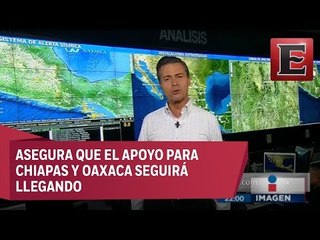 Mensaje de EPN sobre la actualización de daños y apoyo por el sismo de 7.1°