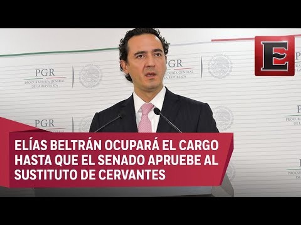 Alberto Elías Beltrán asume titularidad de la PGR