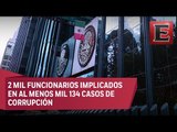 PGR investiga al menos 2 mil funcionarios por corrupción