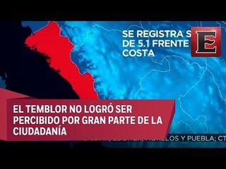 LO ÚLTIMO: Sismo de 5.1 frente a las costas de Sinaloa