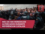 Protestas y violencia por Referéndum en Cataluña