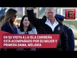 Trump llega a Puerto Rico para evaluar daños por huracán María