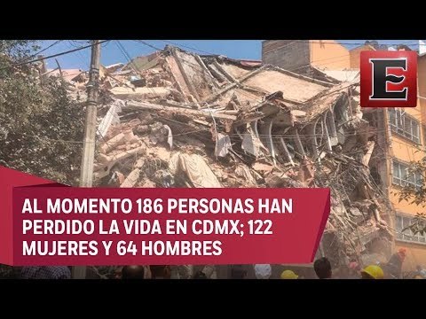 Al menos 40 personas continuan atrapadas bajo los escombros por sismo: Mancera