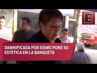 Sismo le quita su estética, ahora corta el cabello en la banqueta