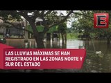 Desbordamientos de ríos en Veracruz afecta a varias comunidades