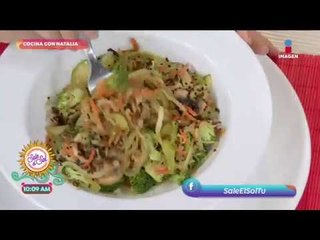 Cocina vegana: ¡deléitate con este rico chow mein! | Sale el Sol
