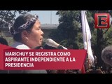 Marichuy se registra como candidata independiente a la Presidencia