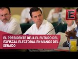 Senadores definirán situación de Santiago Nieto, asegura Peña Nieto