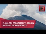 Ceniza del Popocatépetl cae en Morelos