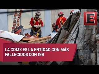 LO ÚLTIMO: Sube a 338 el número de personas fallecidas por sismo de 7.1