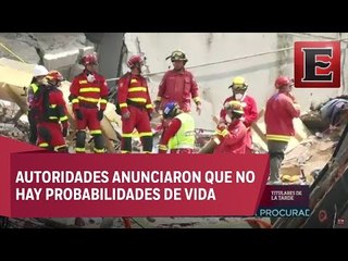 Familiares no pierden la esperanza de rescatar con vida a víctima de sismo