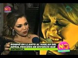 Aída Cuevas lloró en pleno concierto a causa de su tercer divorcio.