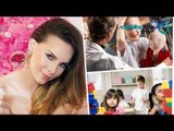 Belinda brinda su música a niños con cáncer / Belinda visit children with cancer