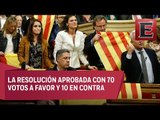 ÚLTIMA HORA: Parlamento de Cataluña declara su independencia respecto de España