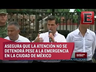 Mensaje de EPN sobre la ayuda para Oaxaca y Chiapas