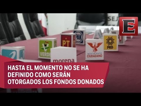 ¿Cómo y a quién serán entregados los fondos de partidos políticos para damnificados?