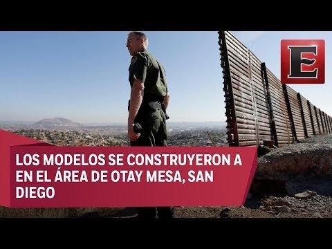 Avanza construcción de prototipos del muro entre México y EU