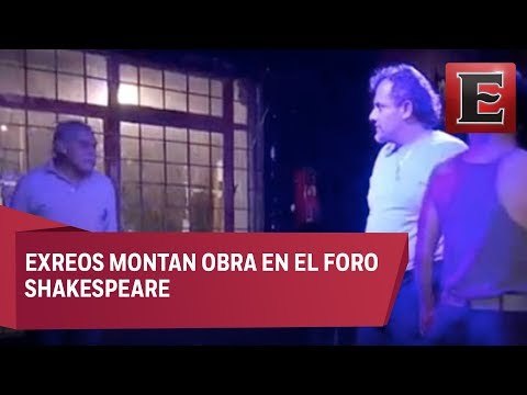 Exreos montan obra sobre la vida en las cárceles de México