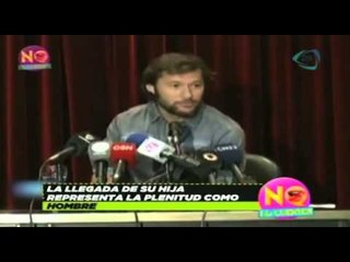 Diego Torres debuta como papá de una niña a quien llamara Nina