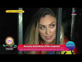 Aracely Arámbula habla de su historia con Luis Miguel | Sale el Sol