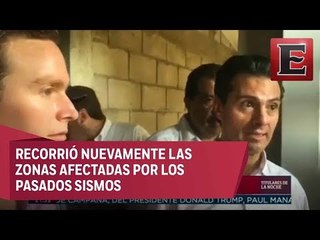 Peña Nieto entrega casas reconstruidas tras 19S