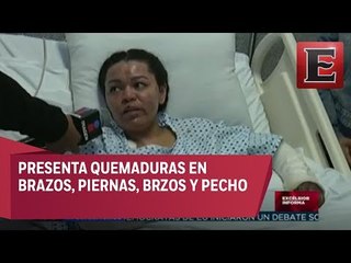 Sobrevive a explosión de gas tras sismo del 19S
