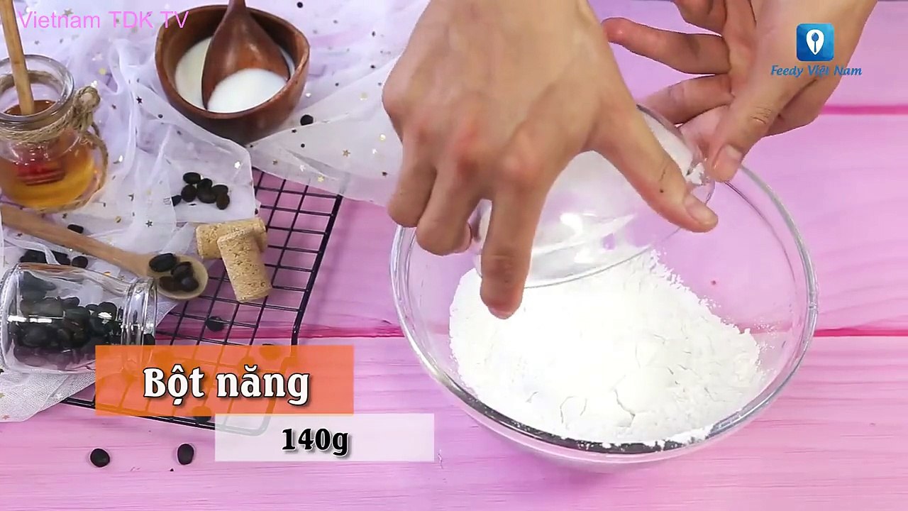 Hướng dẫn cách làm món BÁNH DA LỢN CÀ PHÊ CỐT DỪA | Vietnam TDK TV