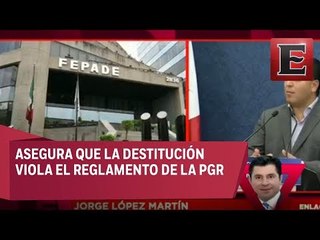 Jorge López Martín habla de la destitución de Santiago Nieto