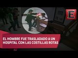 Detenido por secuestro se lanza por escaleras en instalaciones de la SEIDO