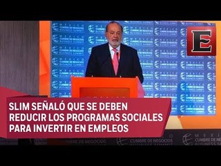Análisis del mensaje de Carlos Slim en la Cumbre de Negocios