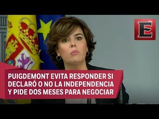 Presidente catalán calla sobre independencia e insiste en diálogo