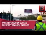 Reabren 3 carriles de Paso Express de Cuernavaca