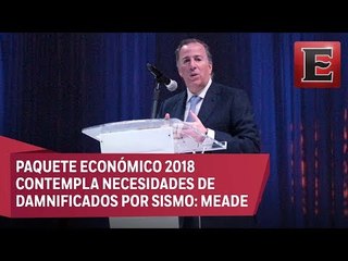 Paquete económico 2018 contempla a damnificados de sismos
