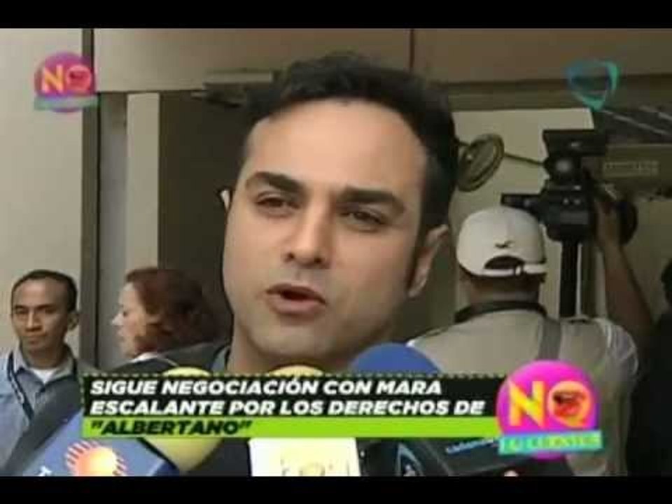 Parece que hay acuerdo entre Ariel Miramontes y Mara Escalante por los derechos de "Albertano"