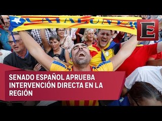 Euforia en las calles de Cataluña por declaración de independencia