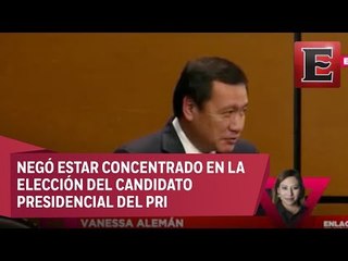Detalles de la comparecencia de Osorio Chong ante comisiones