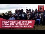 Grupo armado en Guanajuato amenaza al Cártel Jalisco Nueva Generación
